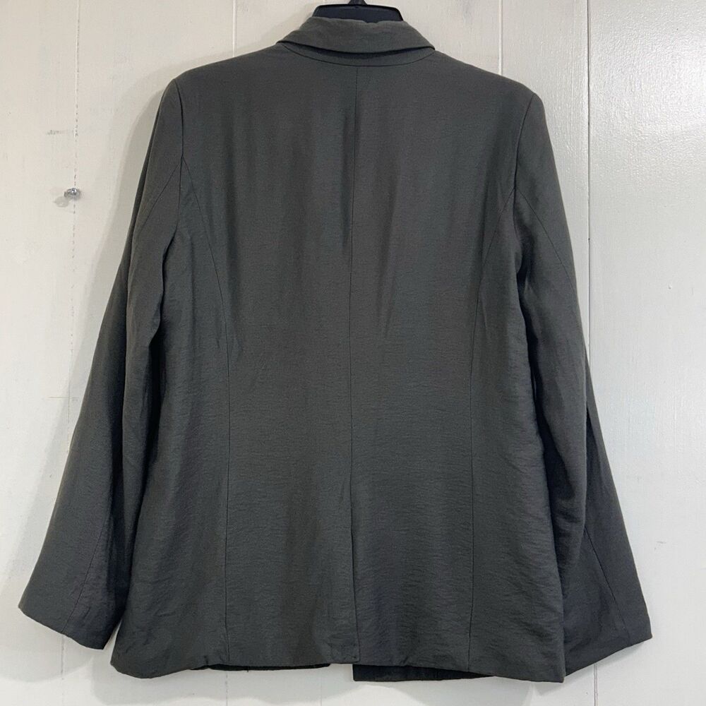 Lauren Conrad Blazer Size S Olive Green Open Blazer Long Sleeve Size Small - Picture 2 of 13